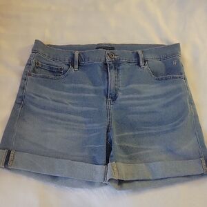 Tommy Hilfiger Women's Blue Denim Shorts, Size: 8